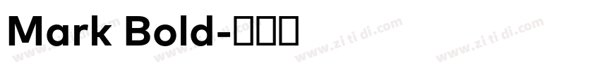 Mark Bold字体转换
